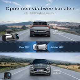 mavoa®Dashcam - Dashcam Voor Auto - Dashcam Voor En Achter - — thumbnail 3
