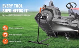 Cellista Grasmaaier Lift 400kg - Lawn Mower Lift Met Schroefkrik - Onderhoud Lift Grasmaaier - Verstelbare Hefbrug - Tuintractor Lift - Mobiele Hefstandaard — thumbnail 4