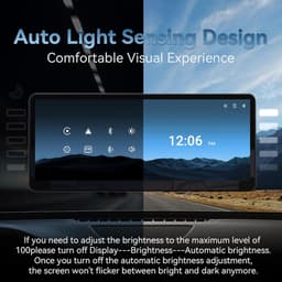 MINIX CP89-HD Draagbaar Draadloos CarPlay/ Android Auto Beeldscherm, 60FPS 8,9 Inch 1920*720 IPS Touch Screen, Magnetische Zuiging, Plug-and-Play, Dubbele Bluetooth/ 3,5mm AUX/ FM Zender/ Ingebouwde Luidspreker, Knopbediening, Omgevingslicht — thumbnail 3