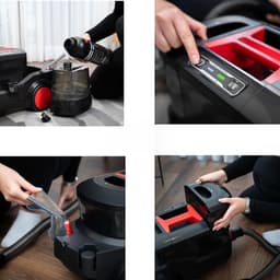 Zyrex® Tapijtreiniger machine - Tapijtreiniger - Tapijtreiniger apparaat - zwart/rood - ‎52cm x 28cm x 29cm — thumbnail 3
