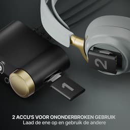 Steelseries Arctis Nova Elite - Hi-Res Wireless Certified Gaming Headset - Sage & Gold — thumbnail 2