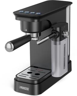 Princess 249422 Espressomachine met Melkopschuimer - Half Automatisch - 20 Bar Pomp - Melkreservoir - Zwart — thumbnail 1