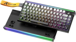Attack Shark R85 HE Gaming Toetsenbord, Hall Effect, Rapid Trigger, RGB - Zwart/Grijs — thumbnail 1