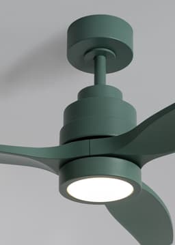 CREATE - Stille plafondventilator van 40 W met technische ABS-bladen, verkrijgbaar in verschillende maten - M - Met licht - Controller voor wandmontage - WIND STYLANCE — thumbnail 1