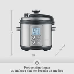 Krachtige Keukenmixer - Kan Blender - Smoothies Maken - Negegen Functieknoppen - 15 Liter Inhoud - Zilver — thumbnail 3