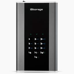Beveiligde Harde Schijf - Versleutelde Externe Schijf - Data Bescherming - PIN Beveiligd - 185 cm - Zwart Grijs — thumbnail 1