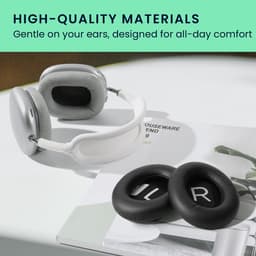 kwmobile 2x oorkussens geschikt voor Bose Noise Cancelling 700 / NC700 - Earpads voor koptelefoon in zwart — thumbnail 2