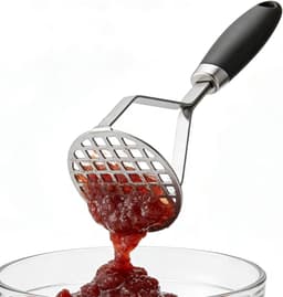 Keukenfruitbreker - Aardappelpers - Maaltijd Bereiding - Stevig Handgereedschap - 26 x 8 x 8 cm - Veelkleurig — thumbnail 1