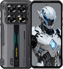OUKITEL WP60 5G Rugged Smartphone - 16GB RAM + 512GB Opslag - 7,2 inch HD+ Scherm - 10000mAh Batterij - 108MP Camera - NFC - Android 15 - Zwart — thumbnail 1