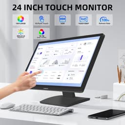24 Inch FHD 100Hz Touchscreen Monitor met IPS Paneel en 10-Punten Touch — thumbnail 4