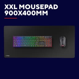 Trust GXT 759 - Gaming Muismat - XXL 900x400 mm - Gestikte Randen - Antislip Onderkant - Zwart — thumbnail 2