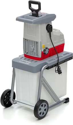 Quvo® Professionele Hakselaar Versnipperaar - Hakselaar Electrisch 60L – Takken Versnipperaar Hakselaar – 3000W – Max. Ø44mm - Incl. Wielen, Opvangzak, Duurzame Draaimessen – Heggen, Bomen en Haag -Tuinonderhoud - Veelkleurig - 53cm x 36cm x 93cm — thumbnail 1