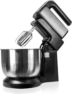 Aurixi® Mixer met Mengkom - Keukenmachine - Handmixer - Zwart - 26cm x 40cm x45cm — thumbnail 1