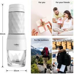 Sensova - Espressomachine Draagbaar - Draagbare Koffiemachine en Espresso Apparaat voor Reizen, Kamperen en Thuisgebruik - Compact Handmatig Koffiezetapparaat Zonder Stroom — thumbnail 3
