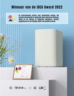 SCH® Mini Koelkast - Koelkast - Wit - 20cm x 26cm x 22cm — thumbnail 4