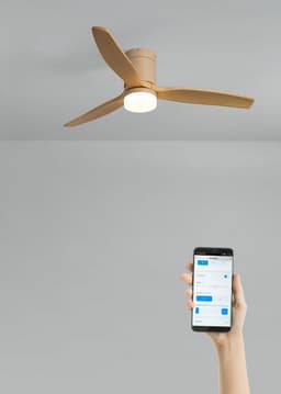 Grote Plafondventilator Ø 132 cm met Verlichting, Wifi en Afstandsbediening | Zomer-Winterstand — thumbnail 5