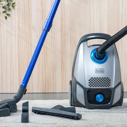 Stofzuiger met zak 700W Krachtige Zuigkracht 4 Liter Inhoud Grijs — thumbnail 4