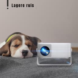 MIRA® Mini beamers - Projector - Mini beamer - Wit - 14cm x 11cm x 6cm — thumbnail 3