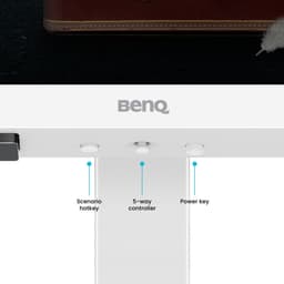 BenQ EW3290U computer monitor 32 inch 4K - 3840x2160 - Premium grote monitor met 98% P3 kleurdekking - AI Contrast technologie, ingebouwde 2.1 speakers met woofer - 1 USB Type-C - 3 HDMI poorten- Ergonomisch design - Eye-Care Technology — thumbnail 4