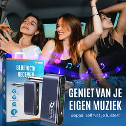 Smath® Bluetooth Receiver BT 5.0 - Bluetooth Ontvanger met 3.5mm AUX - Handsfree Bellen Auto - Stabiele Verbinding - Plug-and-Play — thumbnail 2