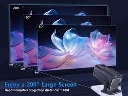 Equivera Plafond Beamer - Plafond Projector - Plafondbeamer Projector - Plafondbeamer - Beamer - Mini Beamer - Projector - Plafondprojector — thumbnail 4