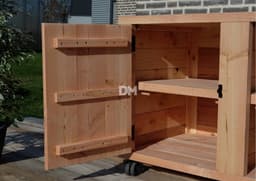 Bbq tafel | Barbecue tafel Boston | Buitenkeuken | 2 delig | BuitenDuurzaam — thumbnail 1