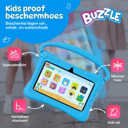 Buzzle Kindertablet X1 - Vanaf 3 jaar - 7 Inch - Ouderlijk Toezicht - 32GB - Blauw — thumbnail 4
