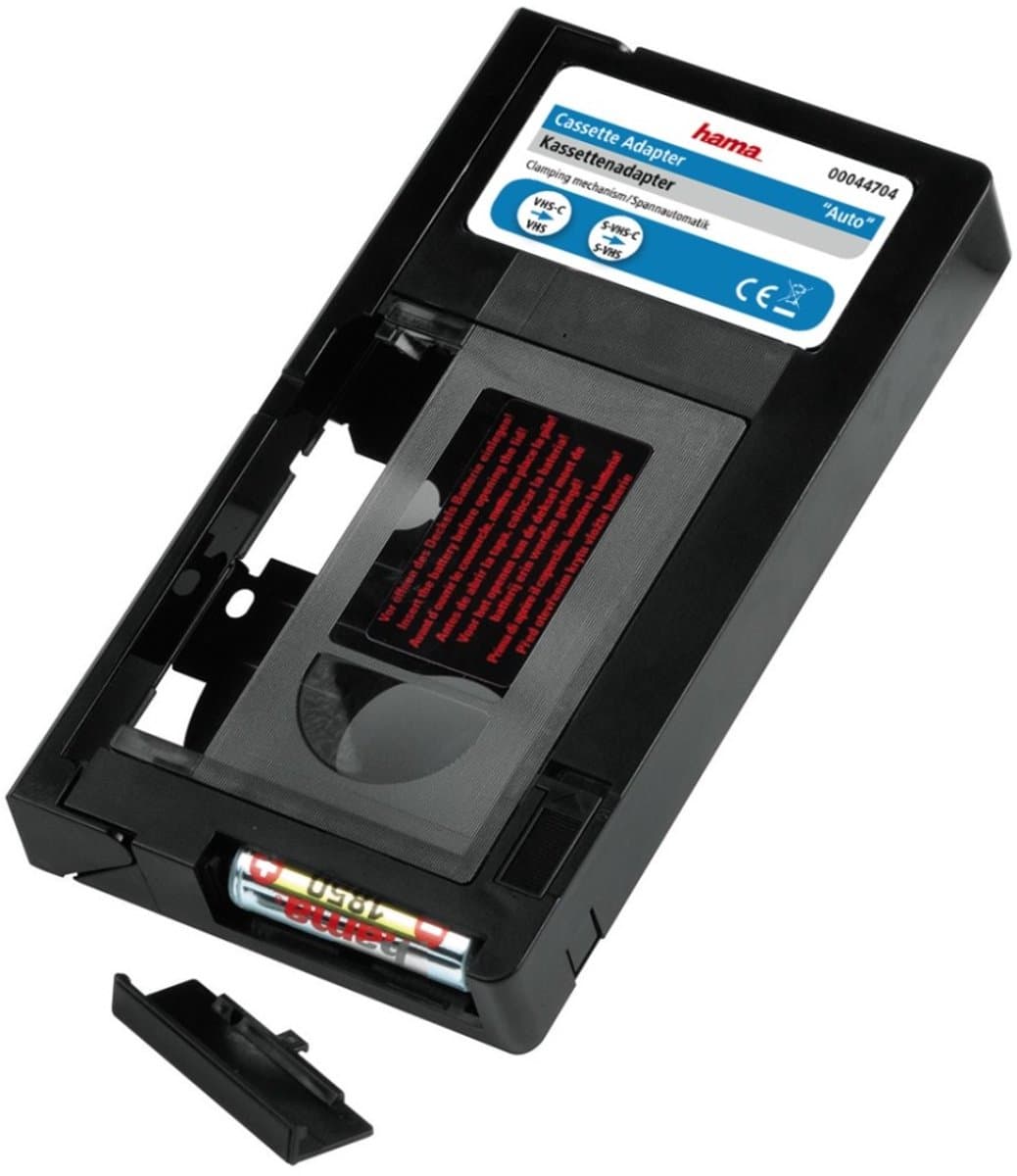 Hama Cassette-Adapter Vhs-C/Vhs Auto — afbeelding 1