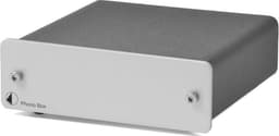 Pro-Ject Phono Box DC Voorversterker MM/MC - Hoogwaardige Signaalversterking - Helder en Nauwkeurig Geluid - Duurzaam & Betrouwbaar - Zilver — thumbnail 1
