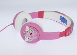 Peppa Pig regenboog - kinderkoptelefoon met volumebegrenzing - verstelbaar - comfortabel — thumbnail 3