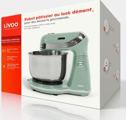 Livoo Multifunctionele keukenmachine -DOP137VS Mint groen — thumbnail 2