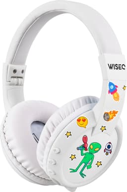 WiseQ Unbreakable - Koptelefoon voor kinderen - Volume begrenzing - Wit — thumbnail 5