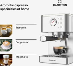 SteelPresso portafiltermachine | compact | 20 bar | steamer | warmhoudplaatje — thumbnail 5