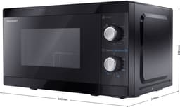 Sharp YC-MG01E-B magnetron met grill functie — thumbnail 3