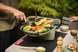 nomadiQ elektrische BBQ - De ultieme lichtgewicht draagbare elektrische BBQ / Grill - Barbecue voor op de camping & vakantie — thumbnail 5