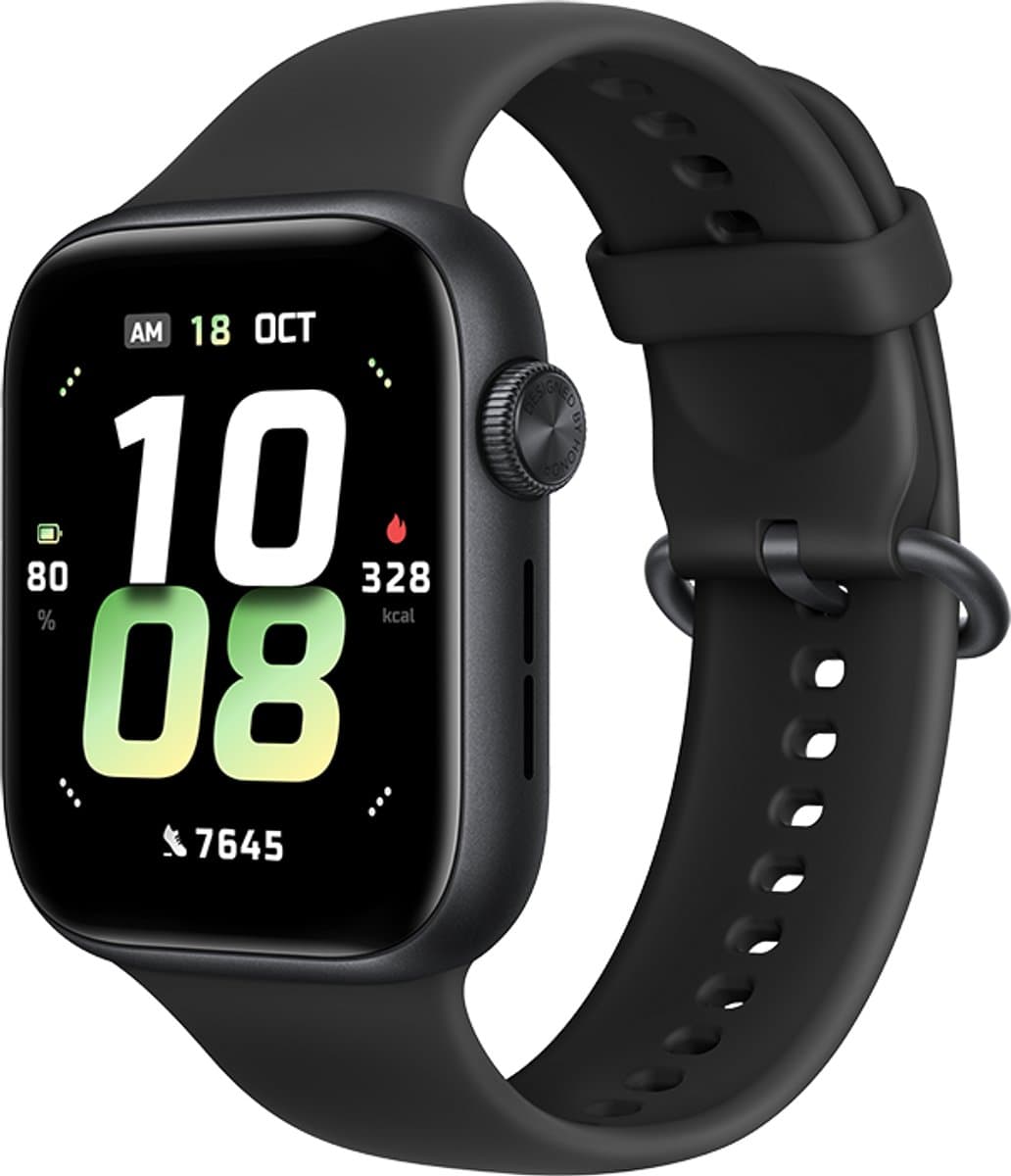 HONOR Watch 5 Zwart - Smartwatch Bluetooth - 1.85" AMOLED - 15 dagen accuduur - 5ATM - Precieze GPS — afbeelding 1