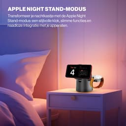 iCharge AirSlim - Qi2 Edition - 3 in 1 Magnetische Snelle Draadloze Oplader - 15W - Compact en Opvouwbaar - Voor iPhone, Apple Watch en AirPods - Zwart — thumbnail 4
