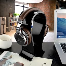 Koptelefoon Houder - Headset Stand - Headset Houder - Koptelefoon standaard - Hoofdtelefoon Houder - Headphone stand - WiseQ Zwart — thumbnail 4