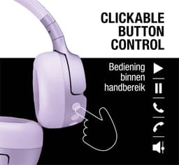 FRESH 'N REBEL - Code Fuse - On-ear Draadloze hoofdtelefoon Dreamy Lilac — thumbnail 2