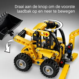 LEGO Technic - Graaflaadmachine Constructiespeelgoed — thumbnail 2