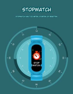 DrPhone KidsTime X13 – Smartwatch Voor Kinderen – IP68 Waterdichte Smartwatch – Hartslagmonitor – Slaapmonitoring – Mobiele App (Alleen voor Android Systeem) - 0.96 Inch TFT Kleurenscherm – Stappenteller – Calorie teller - Roze — thumbnail 4