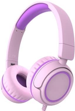 StayPowered Koptelefoon - Veilig & Comfortabel voor Kinderen - 85dB Geluidslimiet - Zacht Memory-Schuim - Ergonomisch Ontwerp - Opvouwbaar & Duurzaam - Verstrengelvrij Kabel - Universele Compatibiliteit - Roze - Levering Sneller dan Aangegeven! — thumbnail 1
