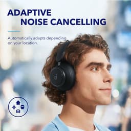 soundcore Space Q45 by Anker - Koptelefoon met actieve ruisonderdrukking - Tot wel 98% minder ruis - 50 u speeltijd - Appbediening - LDAC Hi-Res Wireless Audio - Comfortabel - Duidelijk bellen - Bluetooth 5.3 — thumbnail 4