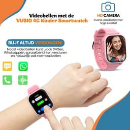 VUBIO Kinder Smartwatch S1 4G Incl. Simkaart - WIFI - GPS - Whatsapp — thumbnail 5