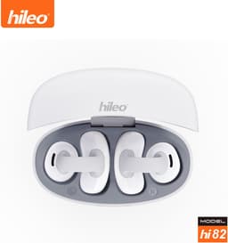 hileo hi82 - Draadloze Oordopjes met Oplaadcase – Wit - Ear clip Air Conduction - Sport - Open-Ear - Bluetooth V5.3 – Draadloze oortjes – Geschikt voor IOS/Android — thumbnail 2