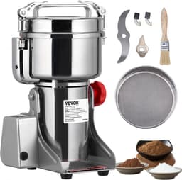 Draagbare Graanmolen 2500g Grinder 3750W multifunctionele keukenmolen roestvrijstalen molen poedermachine timing droge molen — thumbnail 1