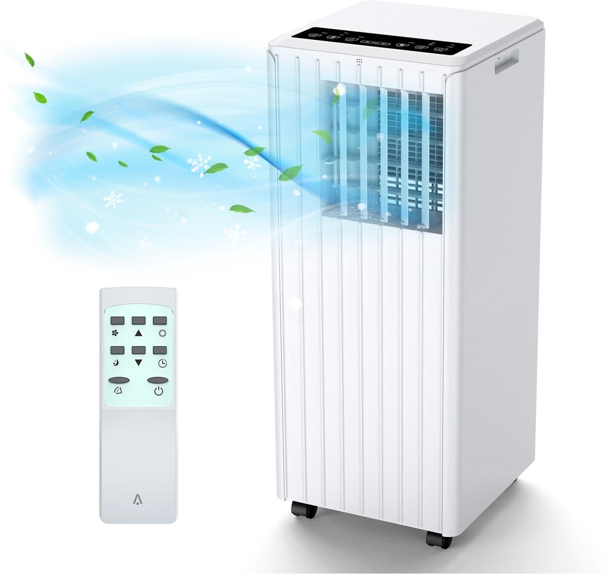Danky Mobiele airco 9000 BTU 3-in-1 – 42L/dag ontvochtiging – Slaapmodus – 24U timer – Voor 25 m² – Klasse A — afbeelding 1