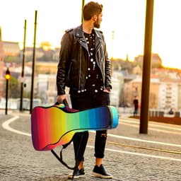 Gitaar Tas - Gitaarhoes Rugzak - Gitaar Vervoeren - Waterdicht Oxford Doek - 109 x 43 x 12 CM - Kleur3 — thumbnail 2