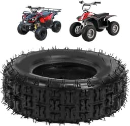 Dailygoods- Motorband 13x5.00-6 Lekbestendig - Binnenband 3.5/4.0-6 - Antislippatroon - Geschikt voor ATV/Quad - Hoogwaardig rubber - Geschikt voor langeafstandsraces - Buitenband — thumbnail 3