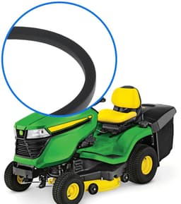 Dailygoods- Aandrijfriem Perfecte compatibiliteit - Vervangonderdeel GX26401 - Nauwkeurige afmetingen 1549 x 13 x 8 mm - Duurzaam rubber - Geschikt voor John Deere ZTrak - Grasmaaier Riem — thumbnail 5